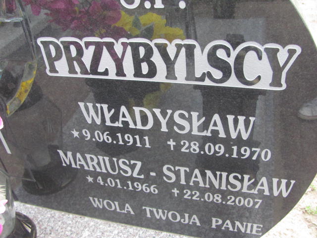 MARIUSZ STANISŁAW Przybylski 1966 Osielsko - Grobonet - Wyszukiwarka osób pochowanych