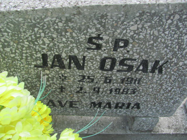 Jan Osak 1911 Osielsko - Grobonet - Wyszukiwarka osób pochowanych