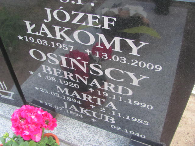 Marta Osińska 1894 Osielsko - Grobonet - Wyszukiwarka osób pochowanych