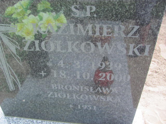 Bronisław Ziółkowski Osielsko - Grobonet - Wyszukiwarka osób pochowanych