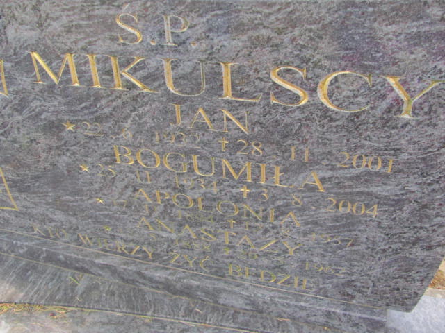 Jan Mikulski 1932 Osielsko - Grobonet - Wyszukiwarka osób pochowanych