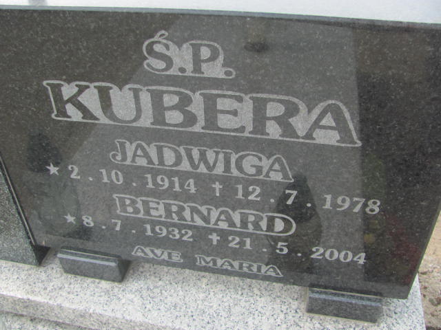 Bernard Kubera 1932 Osielsko - Grobonet - Wyszukiwarka osób pochowanych
