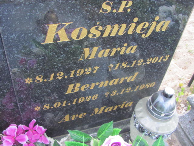 Maria Kośmieja 1927 Osielsko - Grobonet - Wyszukiwarka osób pochowanych