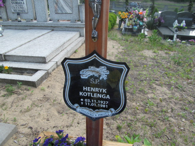 Henryk Kotlenga 1927 Osielsko - Grobonet - Wyszukiwarka osób pochowanych