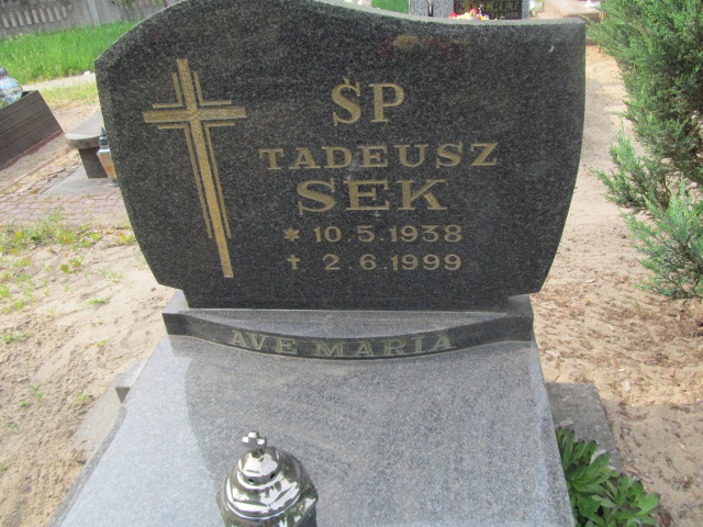 Tadeusz Sęk 1938 Osielsko - Grobonet - Wyszukiwarka osób pochowanych