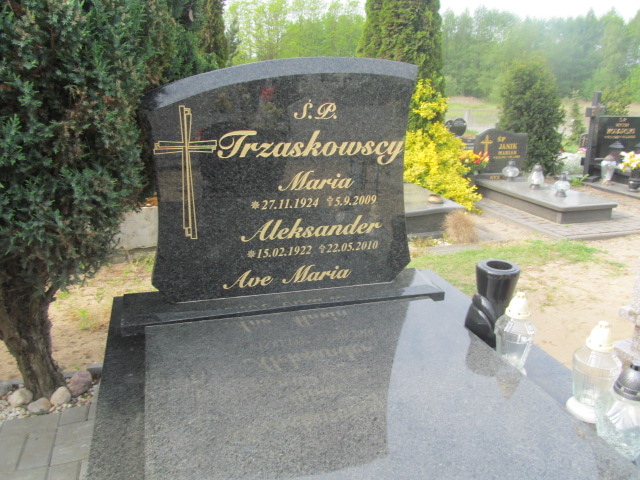 Maria Trzaskowska 1924 Osielsko - Grobonet - Wyszukiwarka osób pochowanych