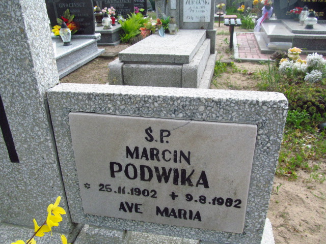 Marcin Podwika 1902 Osielsko - Grobonet - Wyszukiwarka osób pochowanych