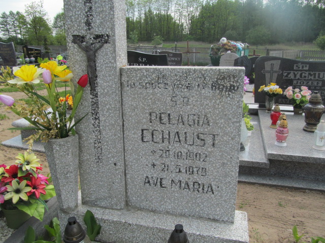 Pelagia Echaust 1902 Osielsko - Grobonet - Wyszukiwarka osób pochowanych