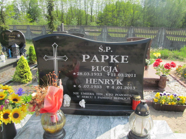 Henryk Papke 1933 Osielsko - Grobonet - Wyszukiwarka osób pochowanych